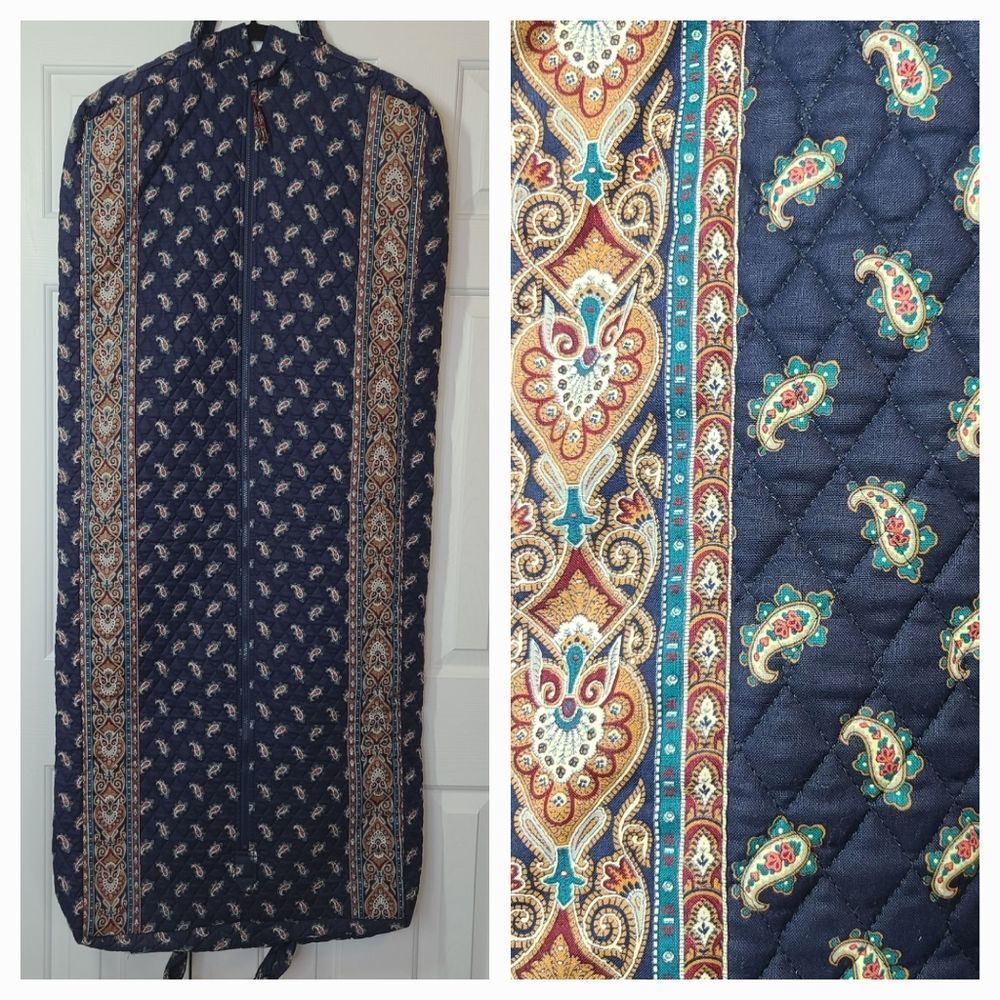 Vera Bradley Vintage Garment Bag Navy 1991